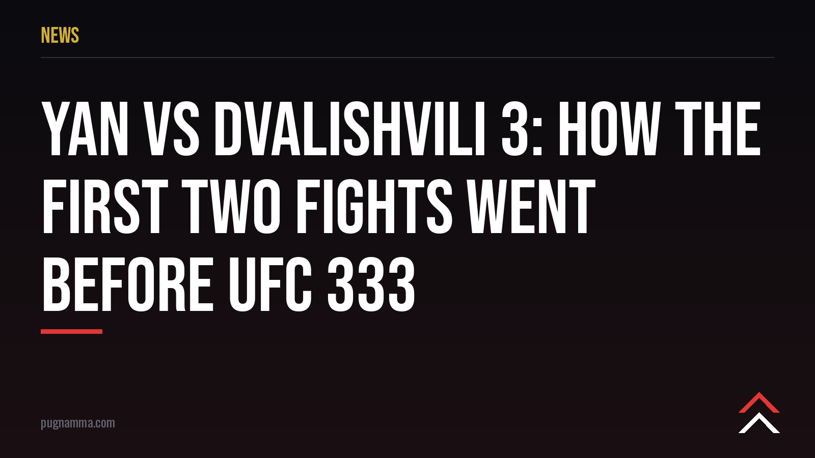 Yan vs Dvalishvili 3 : le bilan des deux premiers combats avant l'UFC 333